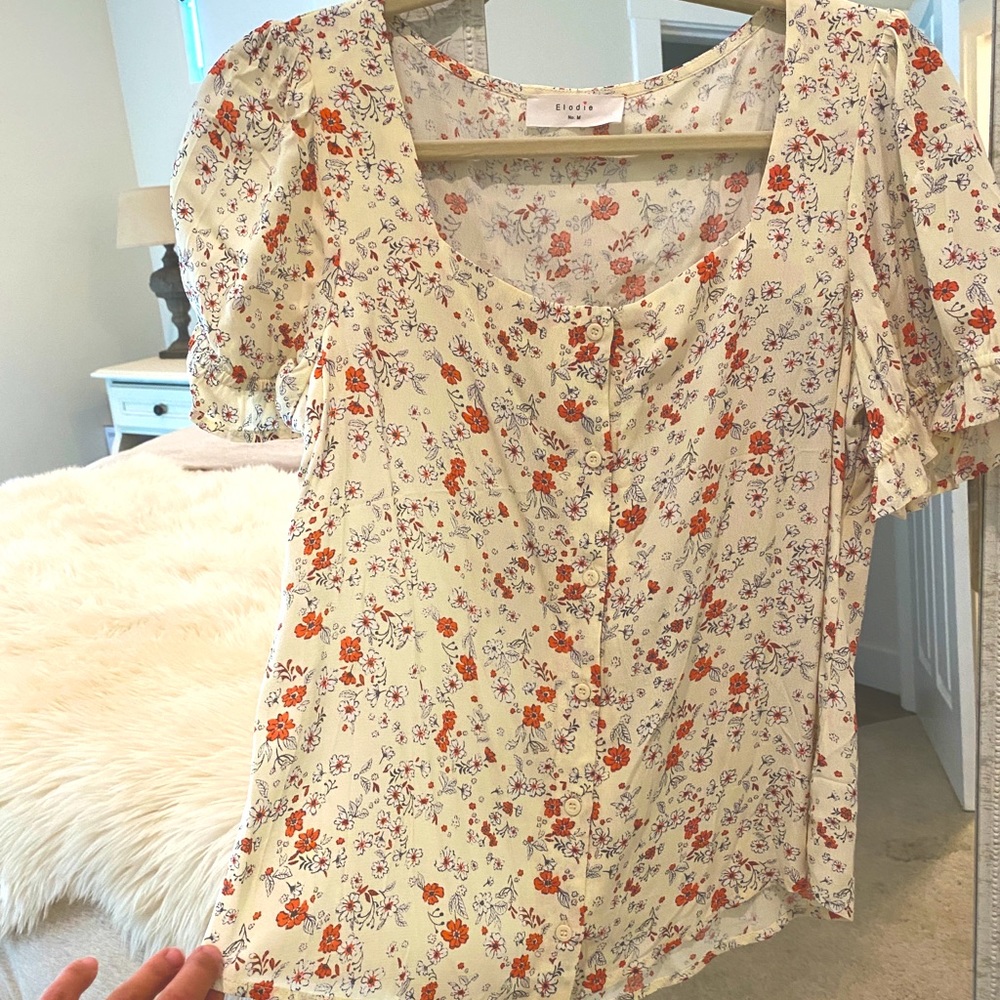 Elodie floral top - size M